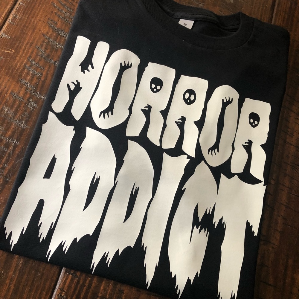 Custom Horror Addict T-shirt